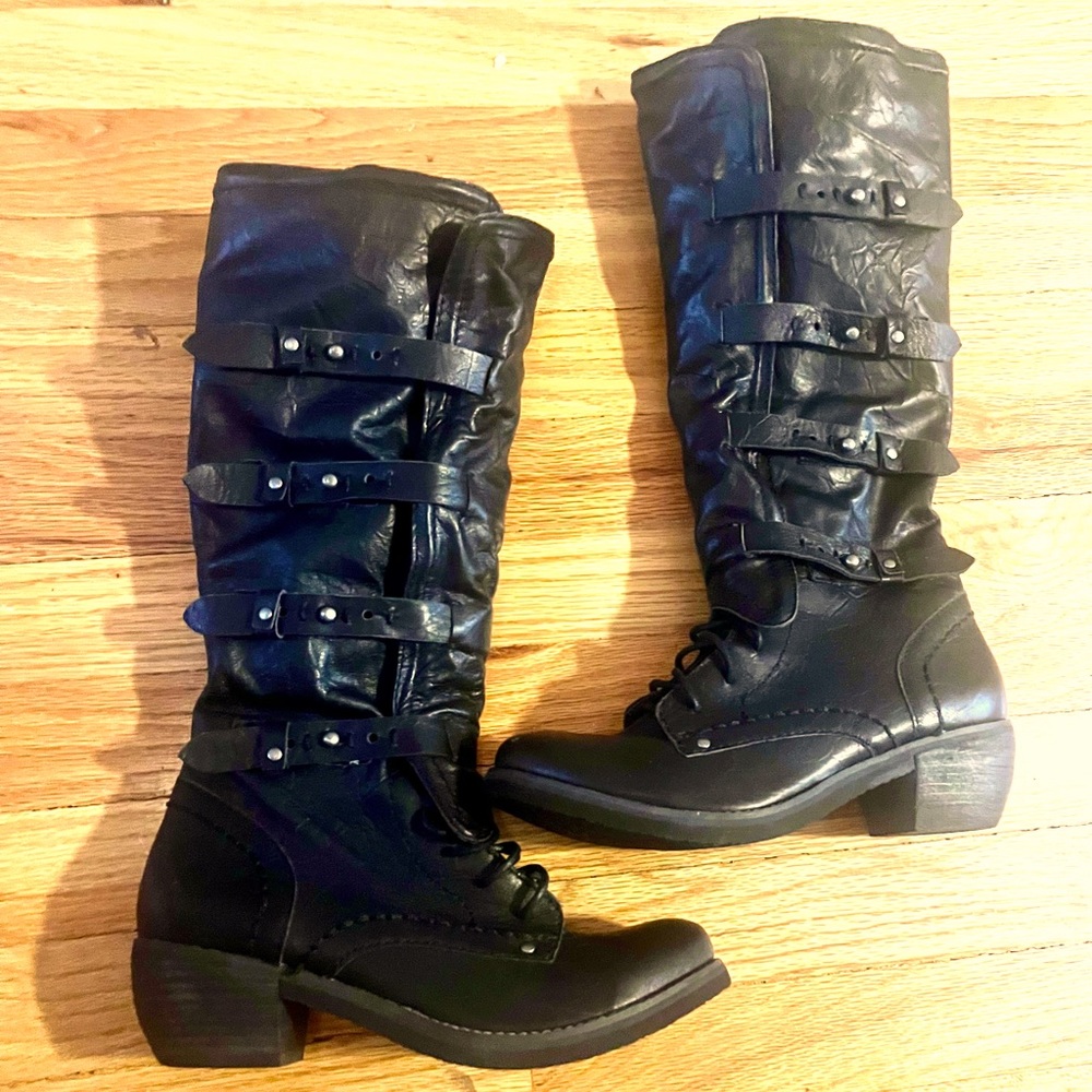 Faryl Robin x Free People moto boots. Like new condition!